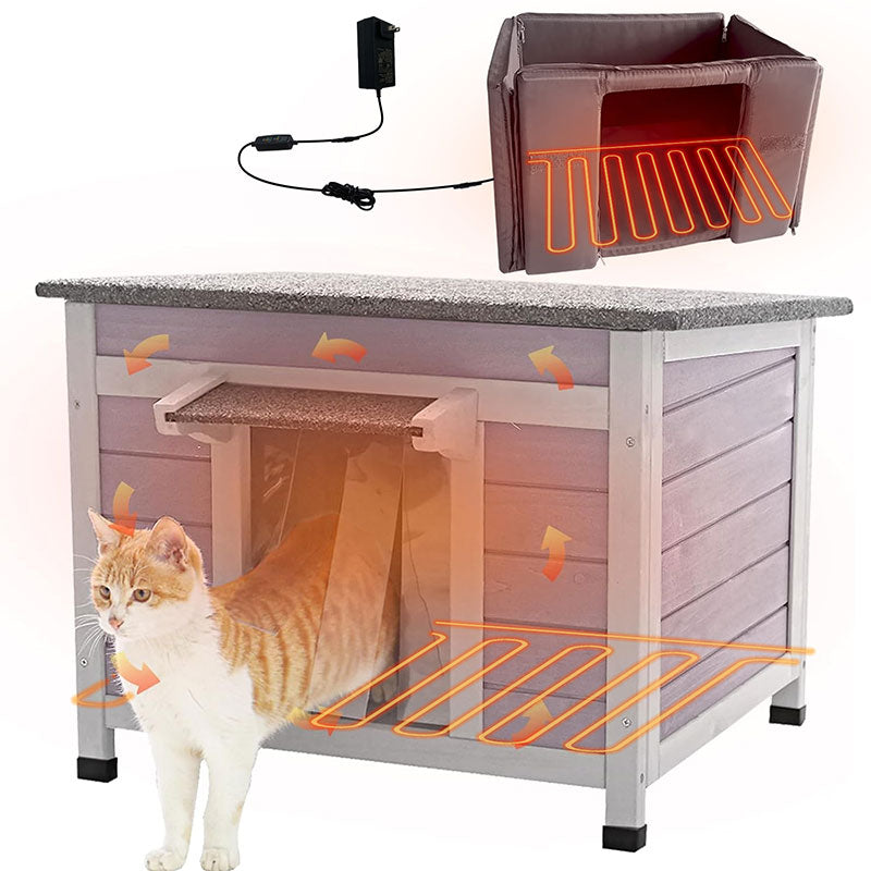 Feral Cat Heated Cat Kennel Animal Shelters Cheap Heated Cat House