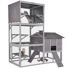 Aivituvin Large Cat Enclosure AIR82, Vertical Climbing Enclosure