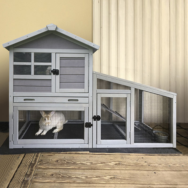 Outdoor and Indoor Rabbit Hutch