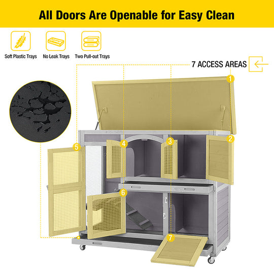 Rabbit Hutch On Wheels