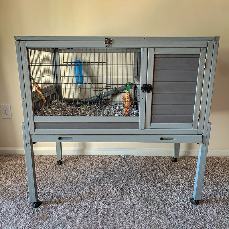 Aivituvin-AIR20-B Indoor and Outdoor Hamster Cage | Guinea Pig Cage