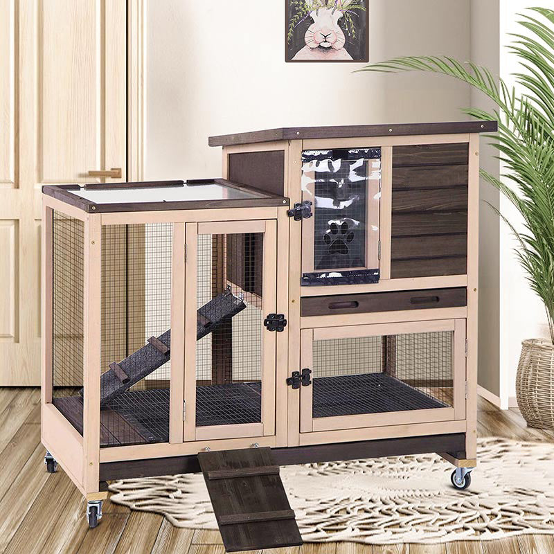 outdoor bunny hutch