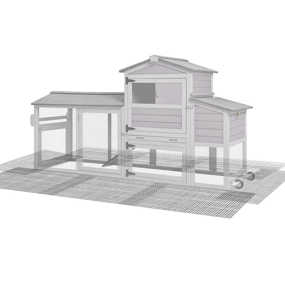 MEDEHOO Chicken Wire Chicken Fence Chicken Wire Mesh Netting Animal Barrier