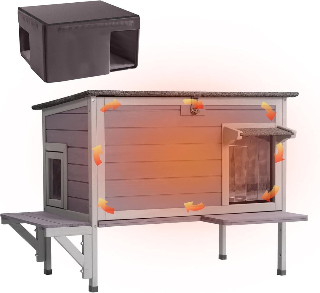 AIR91-G/F-ZJ Outdoor Cat House Insulated