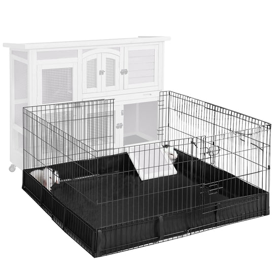 MEDEHOO Pet Playpen, Small Animal Playpen for Rabbits Hamsters Guinea Pigs Cage Exercise Pen and Enclosure Waterproof