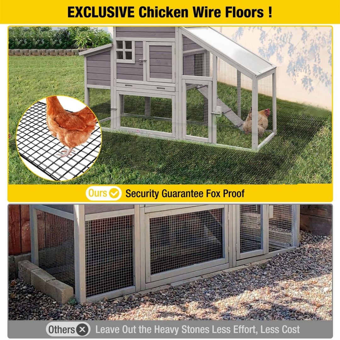 MEDEHOO Chicken Wire Fencing Wire Mesh Netting Cages Animal Barrier Garden Aviary Plant Craft Projects