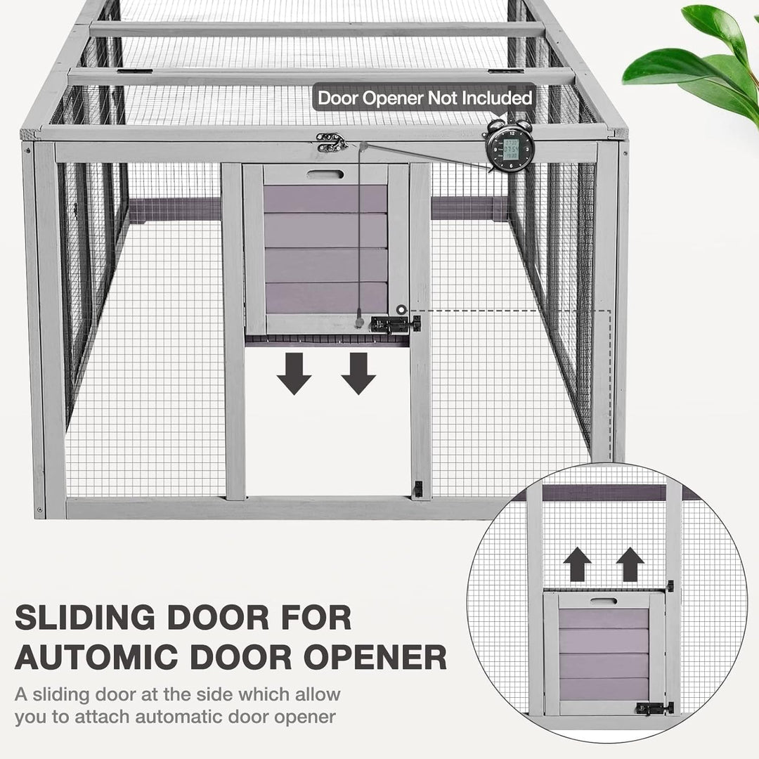 MEDEHOO Large Chicken Coop Run Extension-Durable Chicken Enclosure for Chicks, Ducks, Rabbits(20.73 Ft²) AIR60-WM2-67