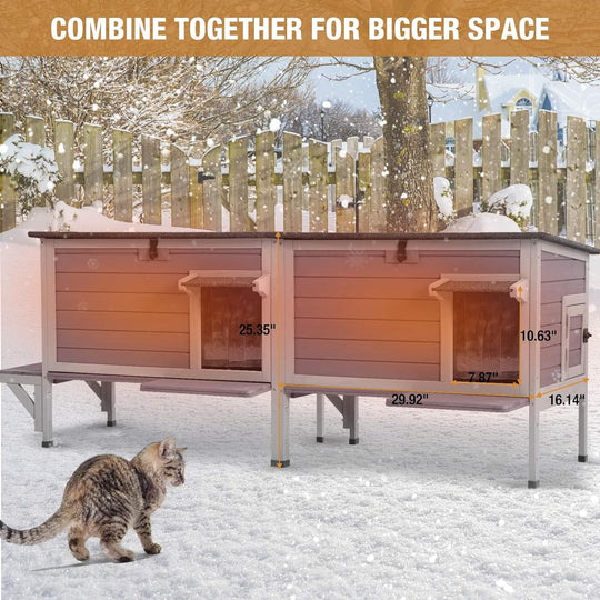 AIR91-G/F-ZJ Outdoor Cat House Insulated