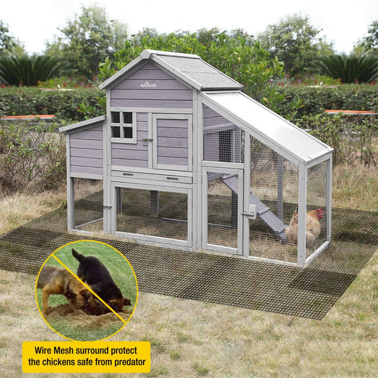 MEDEHOO Chicken Wire Fencing Wire Mesh Netting Cages Animal Barrier Garden Aviary Plant Craft Projects