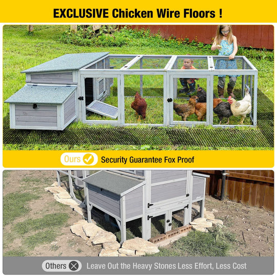 MEDEHOO Chicken Wire Chicken Fence Wire Mesh Netting Cages Animal Barrier Garden Aviary Plant Craft Projects