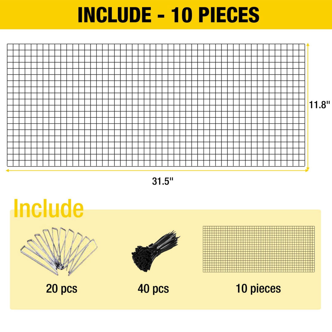 MEDEHOO Chicken Wire Chicken Fence Wire Mesh Netting Cages Animal Barrier Garden Aviary Plant Craft Projects