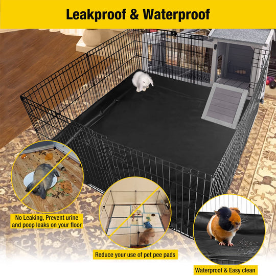 MEDEHOO Pet Playpen Small Animal Playpen for Rabbits Hamsters Guinea Pigs Cage Exercise Pen