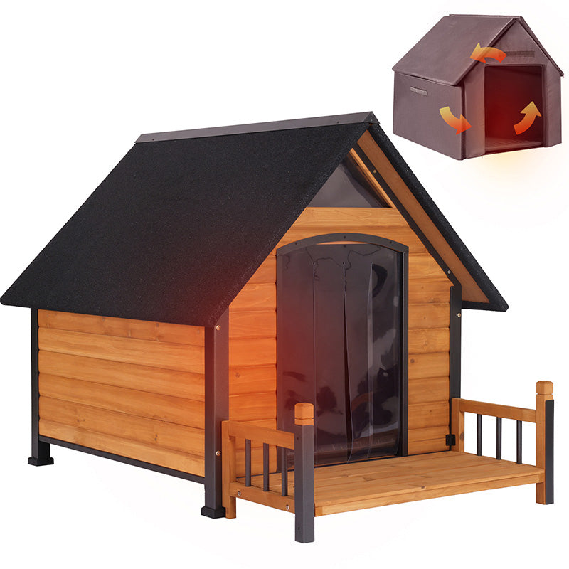 Aivituvin-AIR80/81/87-IN Insulated Dog House with Liner Inside| Iron Frame