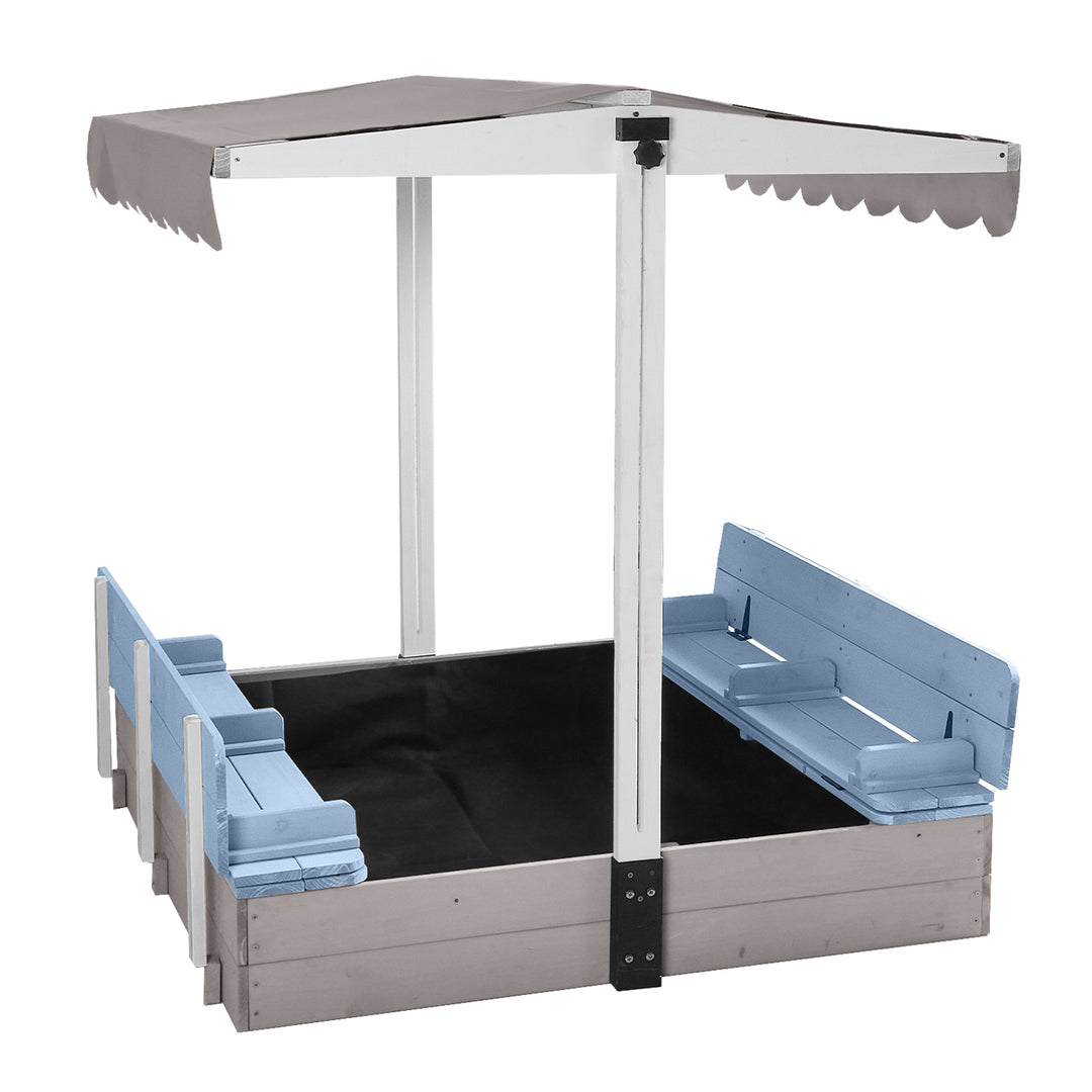 Aivituvin-GUT05 Kids Sandbox With Cover and Bench