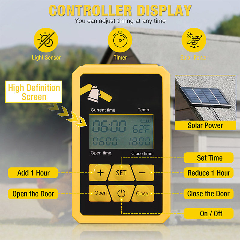 Aivituvin Foldable Chicken Coop AIR66, Fast-Assembly Folding Chicken House for 3–4 Chickens