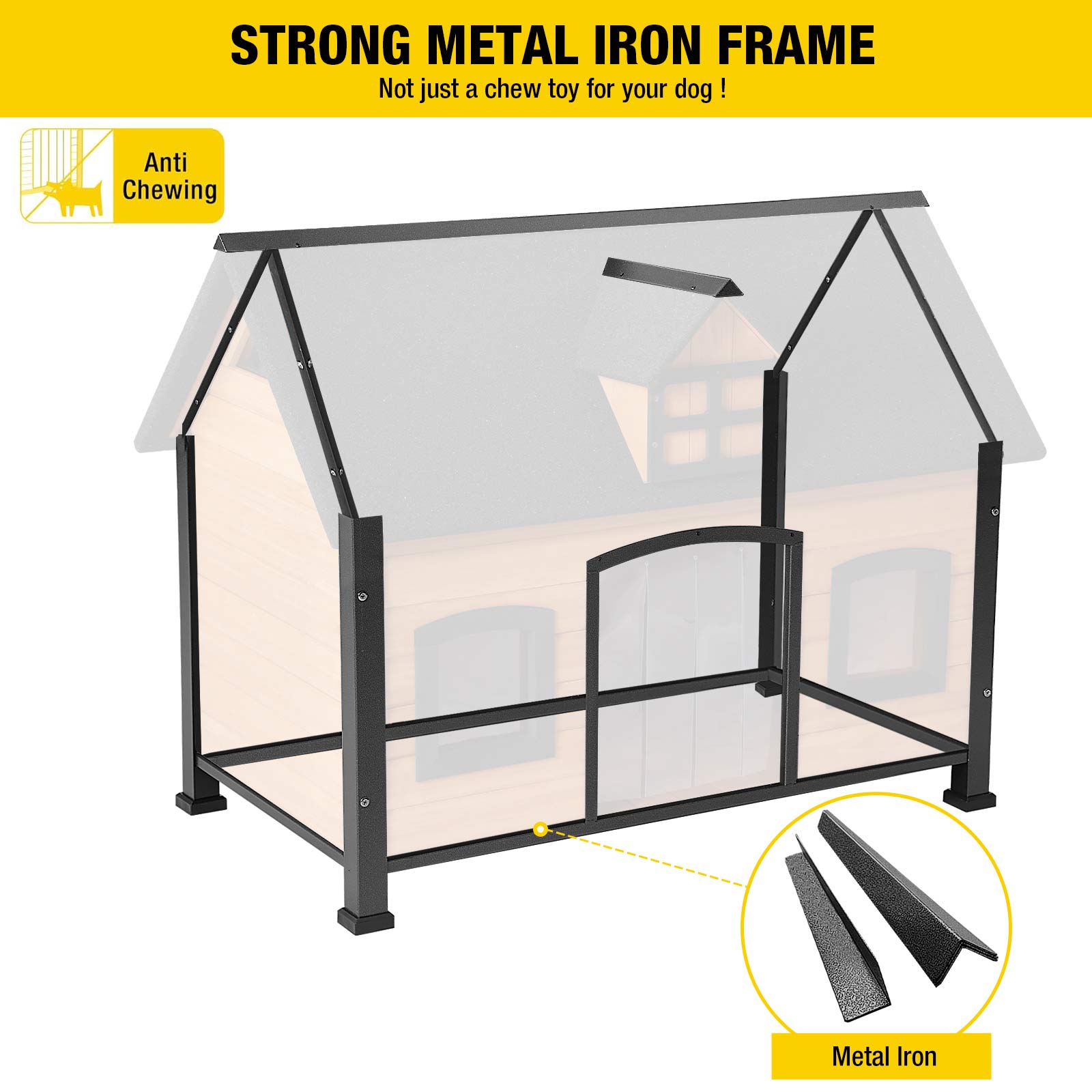 Iron hot sale dog house