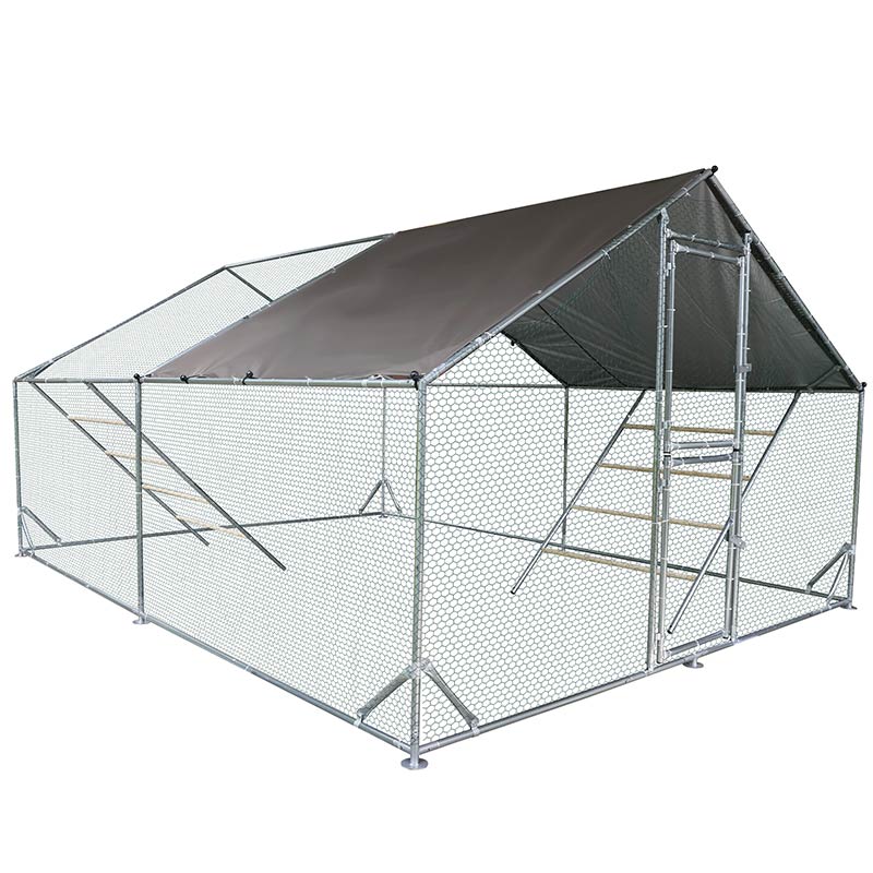 Aivituvin-AIR7022/23 Large Metal Chicken Run for Chickens, Ducks, Rabbits, and Small Animals