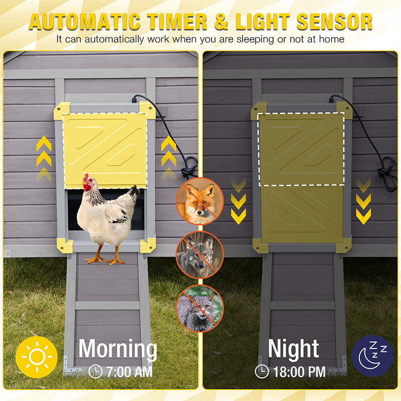 Aivituvin- AIR61 Mobile Chicken Tractor for 2-3 Chickens( Inner Space 18.47ft²)