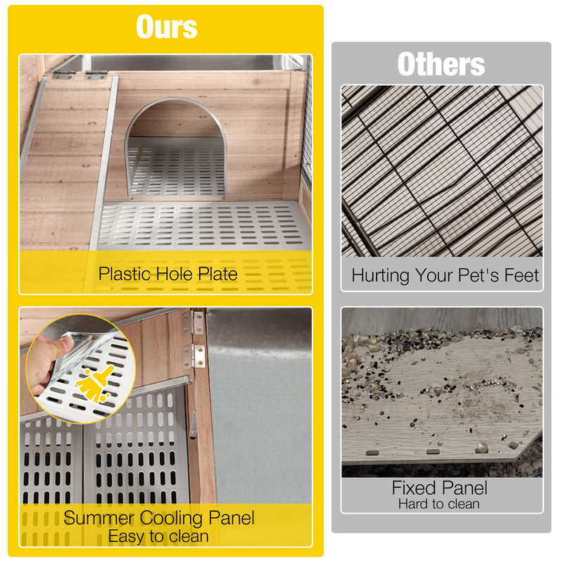 Aivituvin-AIR53-DG/WZ/OC Wooden Hamster Cage| Anti-Chew Design