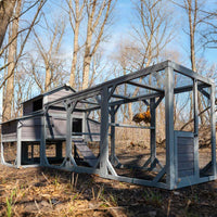 Aivituvin-AIR46-M 118" Large Outdoor Chicken Coop for 8-10 Chickens with Run ( Inner Space 41.28ft²)