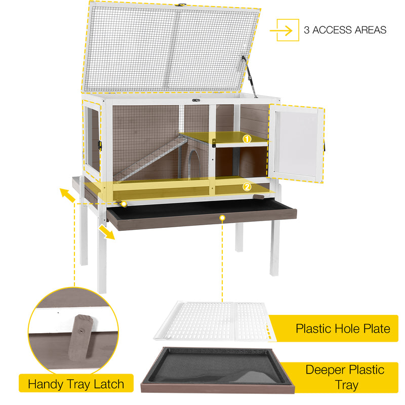 Aivituvin-AIR53-DG/WZ/OC Wooden Hamster Cage| Anti-Chew Design