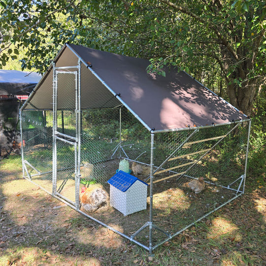 Aivituvin-AIR7022/23 Large Metal Chicken Run for Chickens, Ducks, Rabbits, and Small Animals