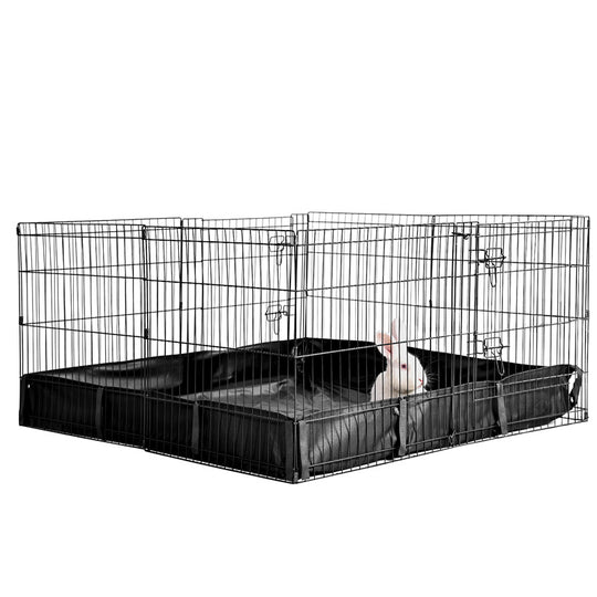 Aivituvin-AIR53-DG/WZ Wooden Hamster Cage| Anti-Chew Design|Easy-Clean PVC Layer