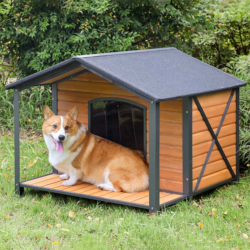 Morgete Anti-chewing Wooden Dog House 34.3