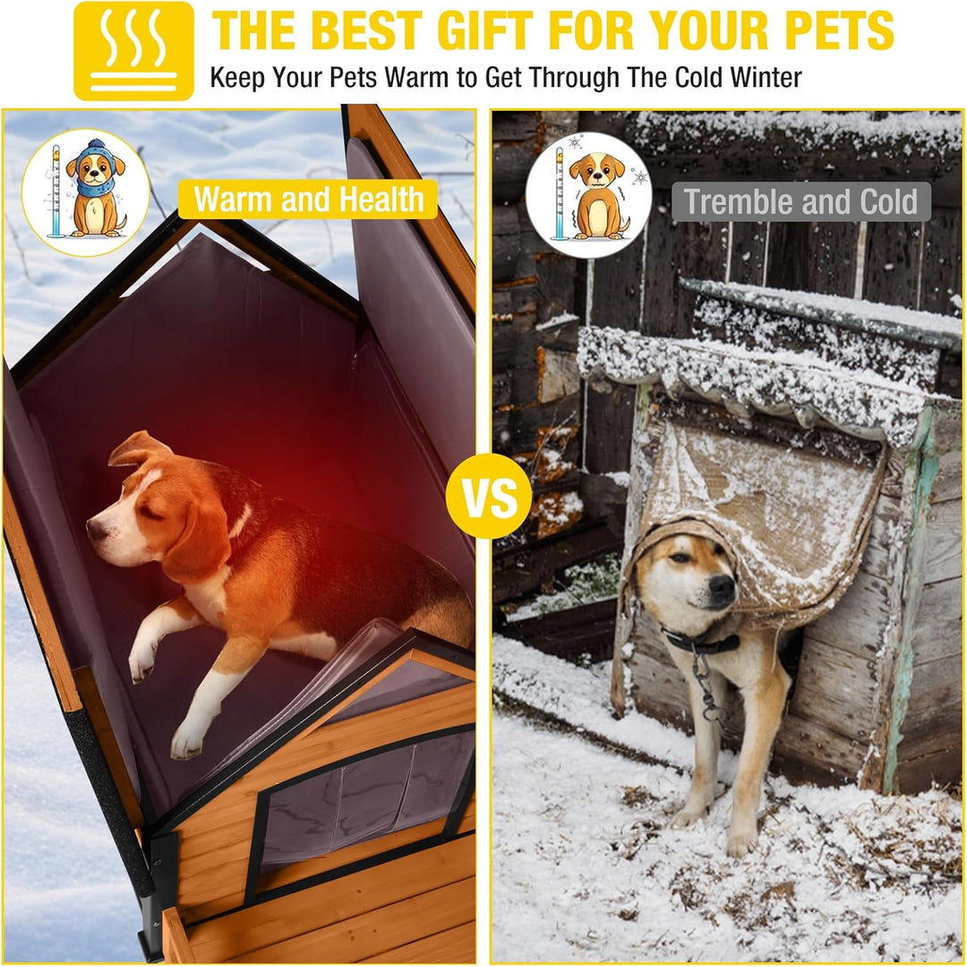 Dog Kennel Best Outdoor Dogs For Cold Weather Winter Best Heated