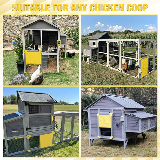 Aivituvin-AIR32 Wooden Chicken Coop with Wheels 65" for 2-3 Hens