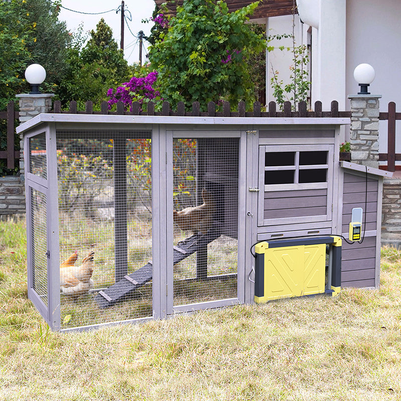 Aivituvin Chicken Coop on Wheels AIR31, Outdoor Chicken House for 2-3 Hens,18.98ft²
