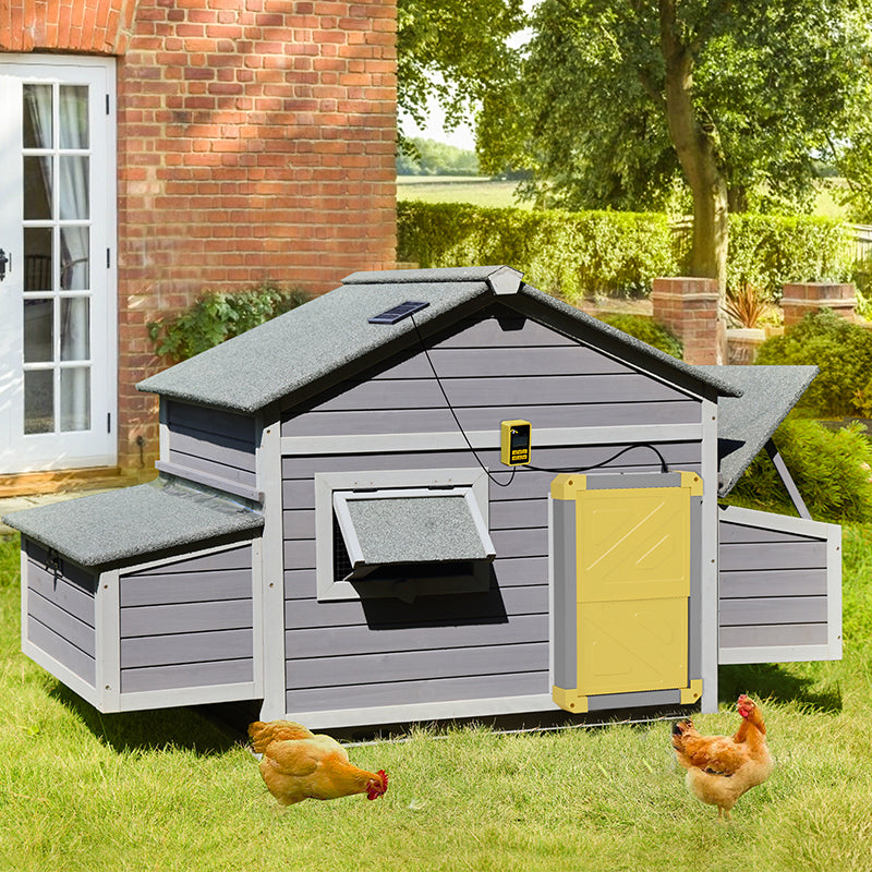 Aivituvin Wooden Hen House AIR59, Chicken Coop for 2–4 Hens