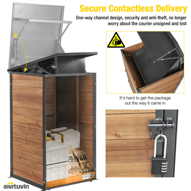 Aivituvin Secure Package Delivery Box AIR7011 - Thumbnail 4