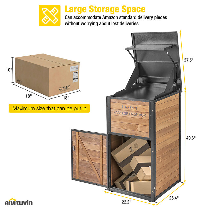 Aivituvin Secure Package Delivery Box AIR7011 - Thumbnail 3