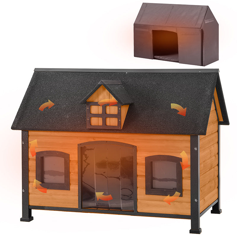 Aivituvin-AIR90-IN Insulated Outdoor Dog House| Liner Inside