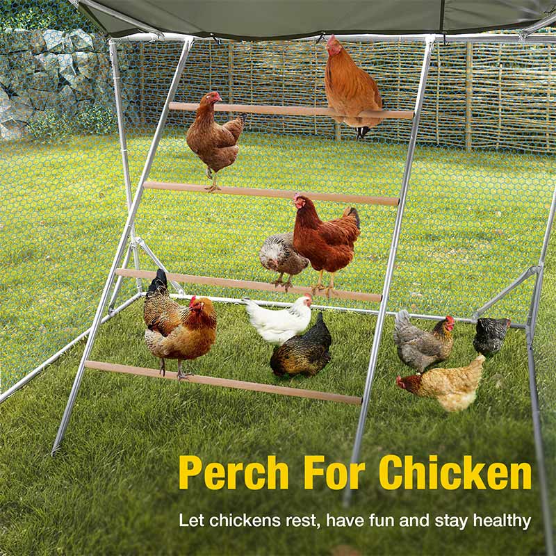 Aivituvin-AIR7022 Large Metal Chicken Run for Chickens, Ducks, Rabbits, and Small Animals