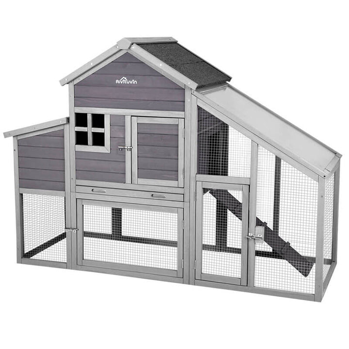 Morgete Metal Chicken Run, Expanded Enclosure Extension with AIR27, AIR31, AIR32