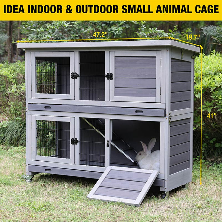 IndoorOutdoor Rabbit Hutch Bunny Hutch Aivituvin
