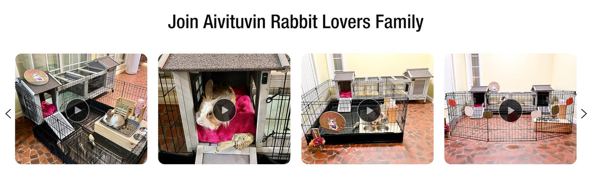 Aivituvin Indoor Rabbit House for Sale for Bunny, Guinea Pig