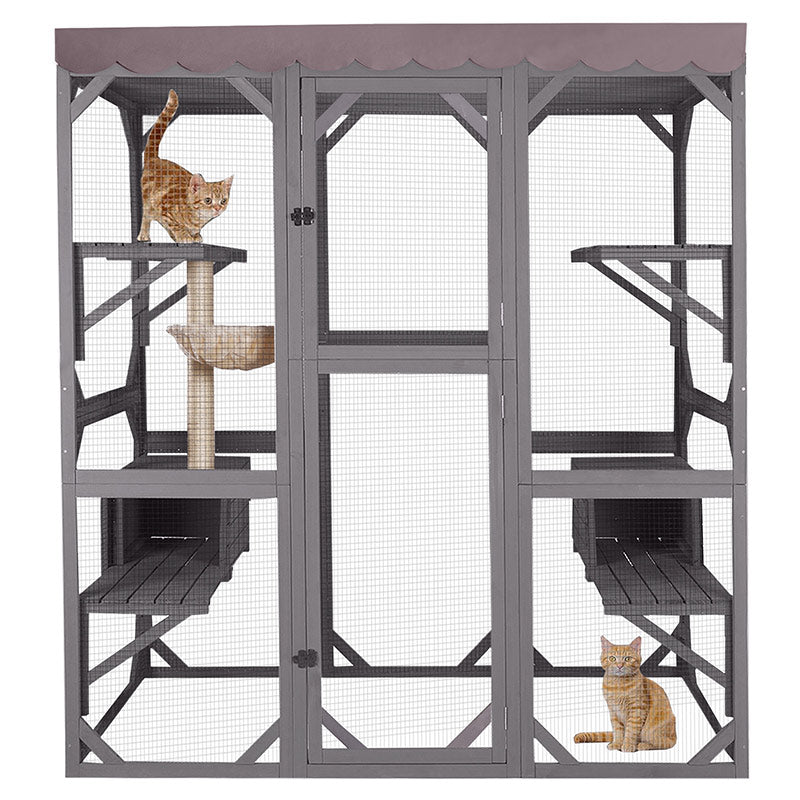 Aivituvin Walk-in Cat Enclosure AIR37-M, 62.6