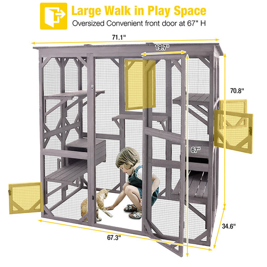 Aivituvin-AIR37 Outdoor Enclosure for Chameleon | Lizards,Iguanas Cage