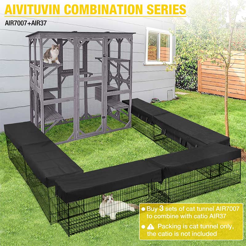Aivituvin Walk-in Cat Enclosure AIR37, 71.1