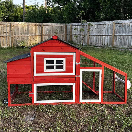 Aivituvin-AIR23 Outdoor Rabbit Hutch | Large Bunny Cage (Inner Space 15ft²)