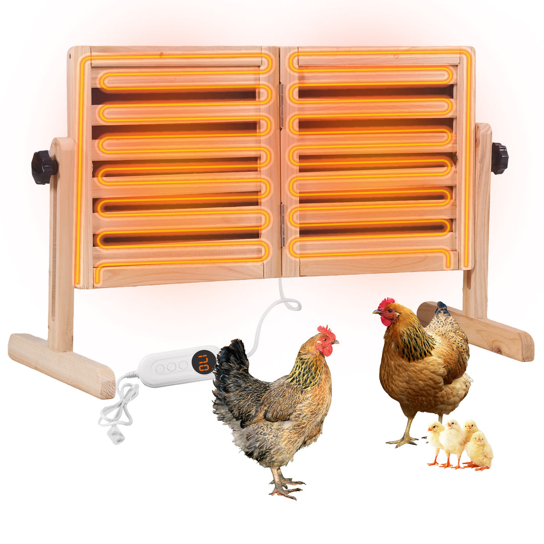 Aivituvin-AIR7035 Chicken Coop Heater | Brooder Heater with 360° Rotatable Panel