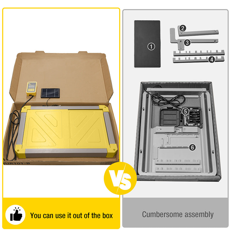 Aivituvin Metal Frame Chicken Coop AIR7019, Hen House for 4-6 Chickens