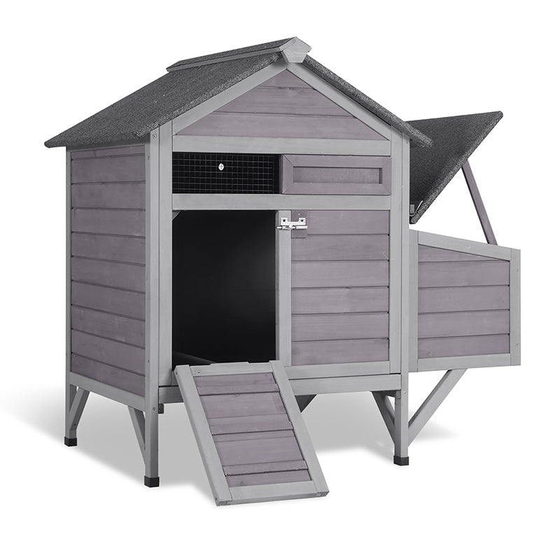 Aivituvin Raised Backyard Hen House AIR7020, Small Chicken House for 1-2 Chickens