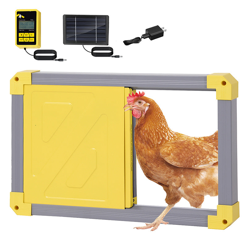 Aivituvin- AIR7006  Wooden Chicken Tractor with Metal Frame for 6-10 Chickens