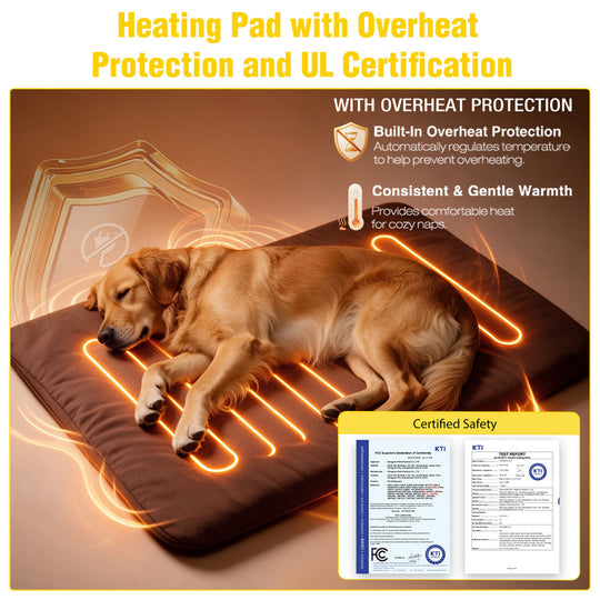 Aivituvin Outdoor Heated Dog House AIR7024-IN-HP, 44.6"L/60.4"L Metal Frame Large Dog House