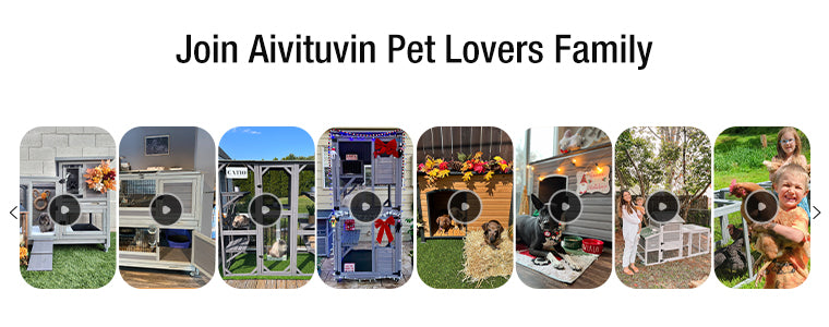 Aivituvin Big Bunny Cage | Outdoor Two Story Rabbit Hutch Aivituvin Big Bunny Cage | Outdoor Two Story Rabbit Hutch
