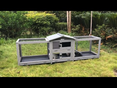 Rabbit House For Large Rabbit Aivituvin Indoor Wooden Large Rabbit House for Sale